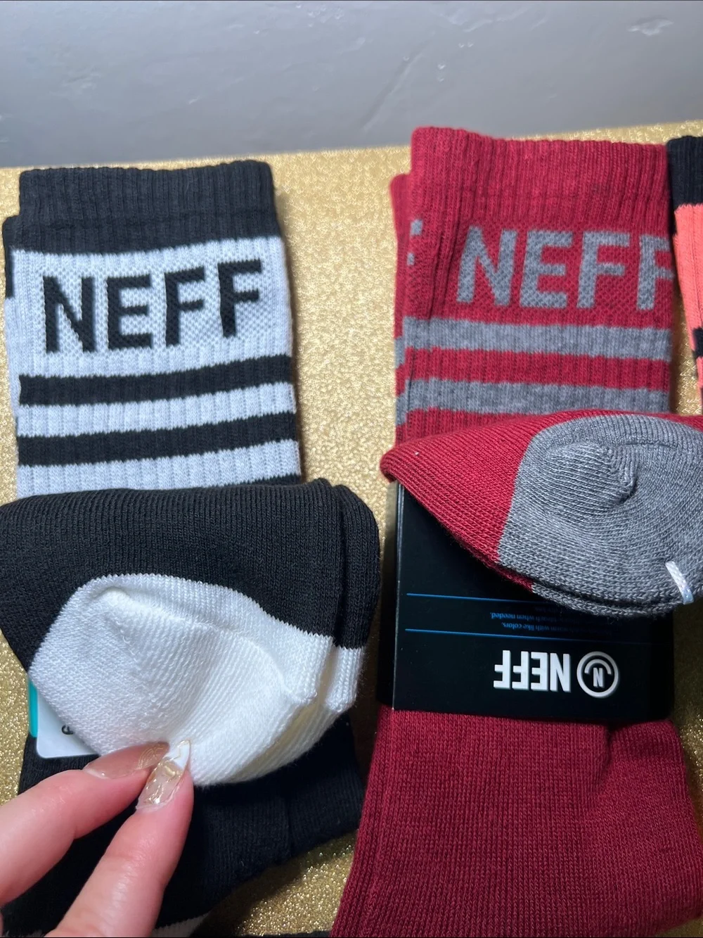 NWT Neff Crew Socks Various Colors